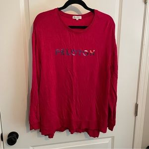 Peloton Modern Side Slit Weekender Sweatshirt-L